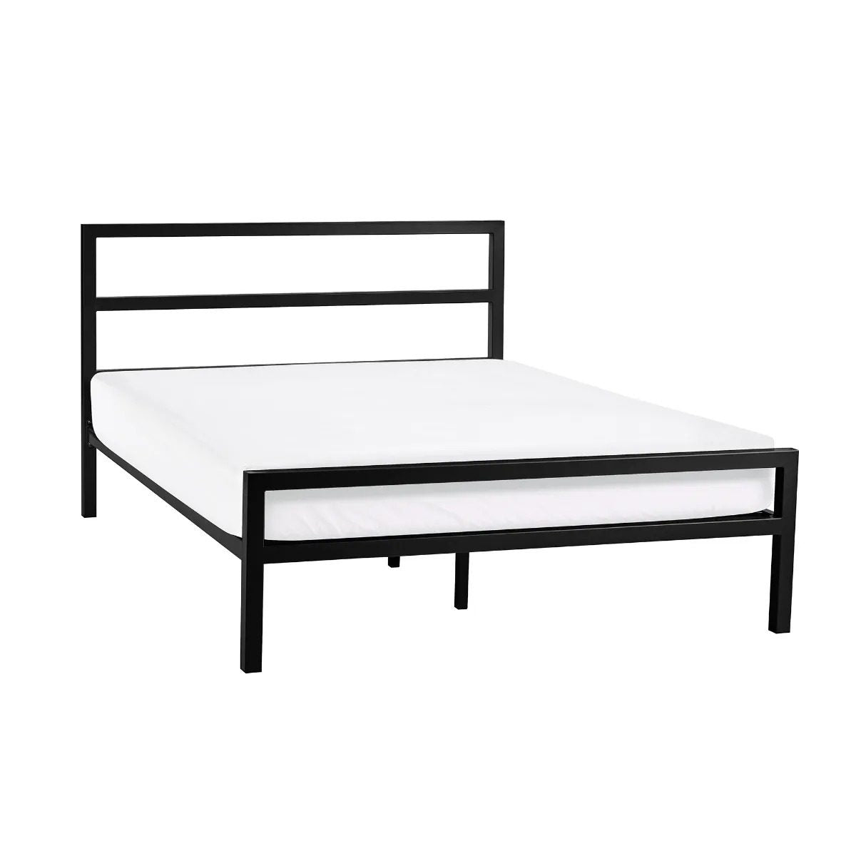Soto Metal Bed Satin Black