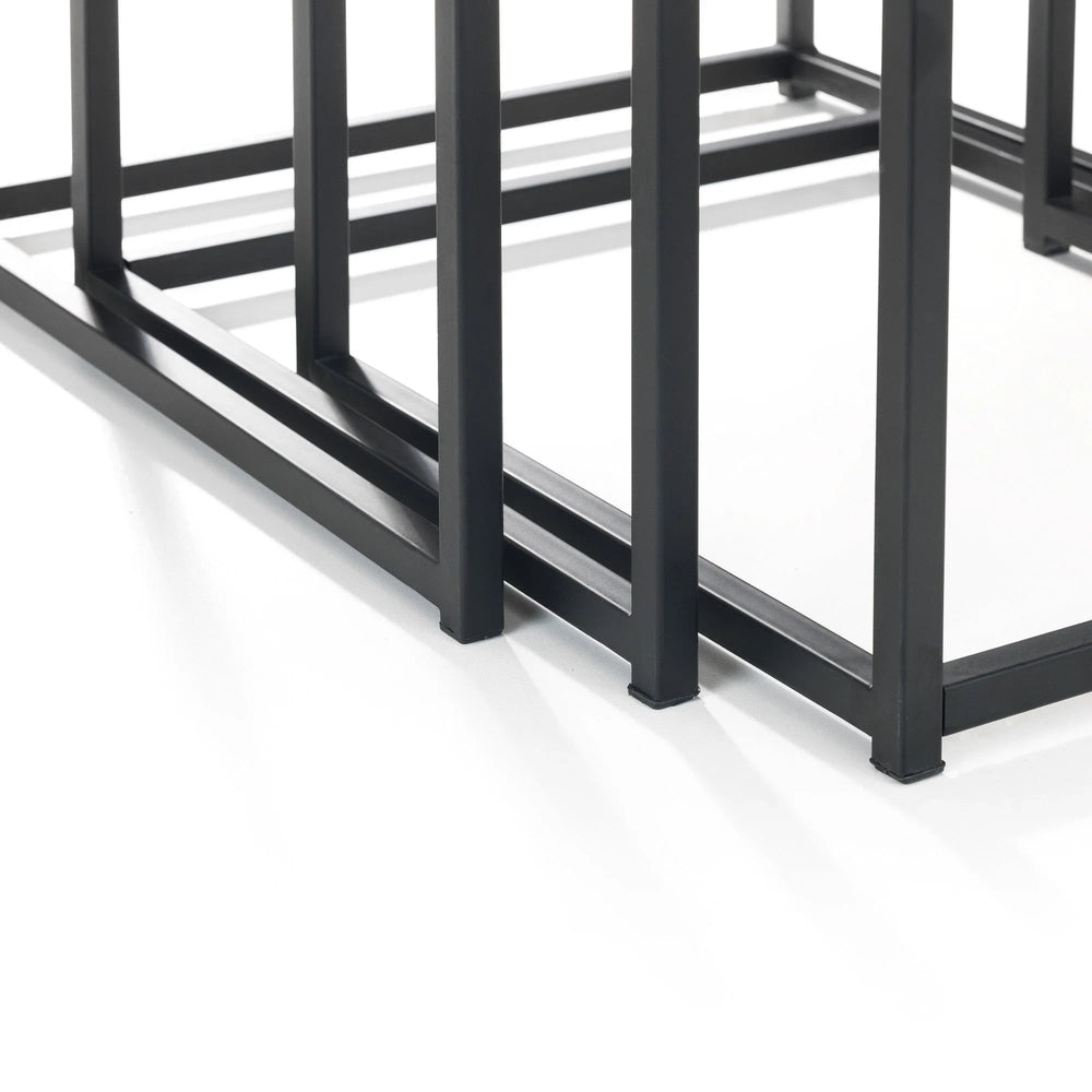 Staten Concrete Nest Of 3 Tables - Grey - STA101