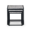 Staten Concrete Nest Of 3 Tables - Grey - STA101
