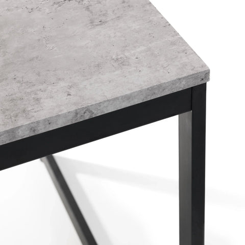 Staten Concrete Dining Table - Grey - STA106