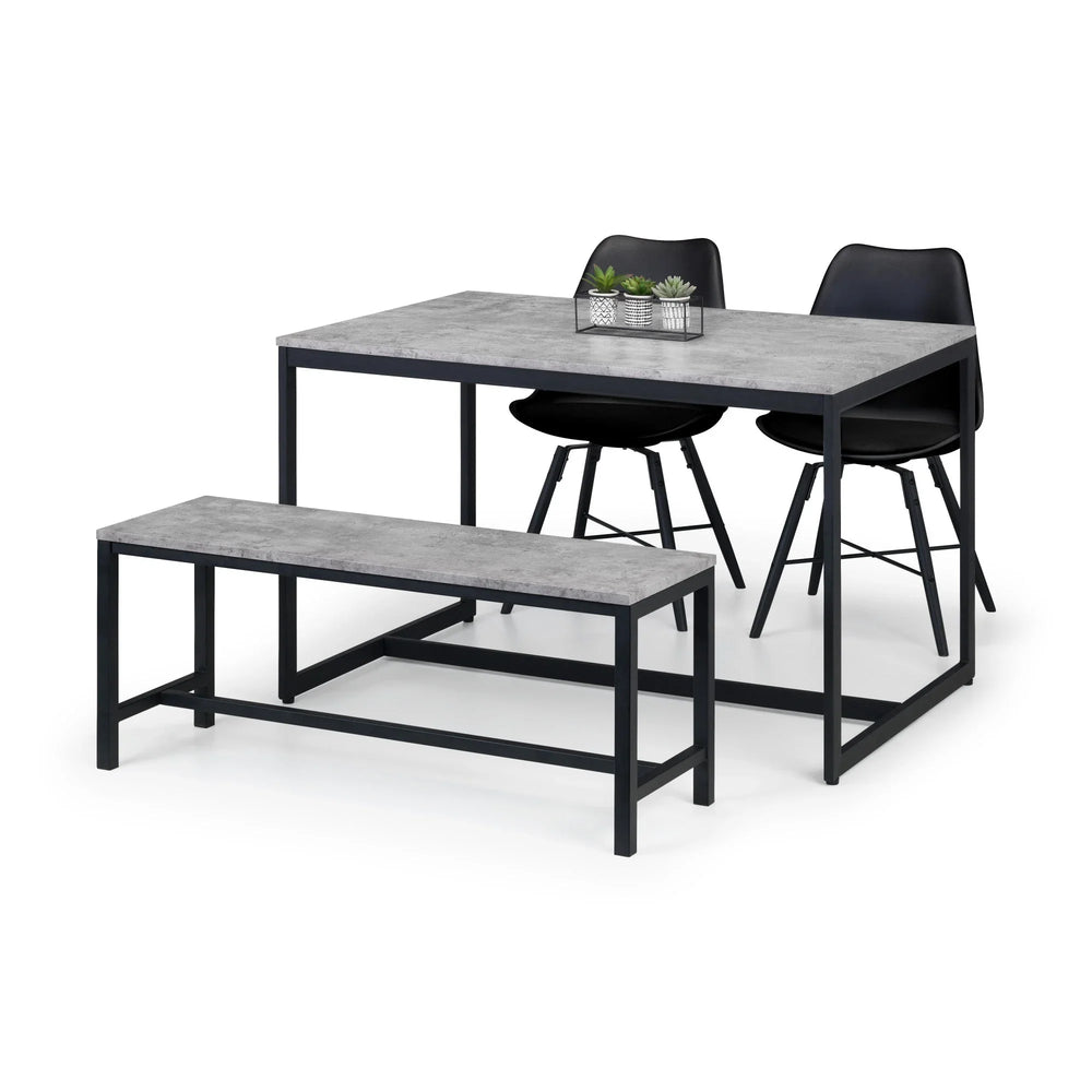 Staten Concrete Dining Table - Grey - STA106