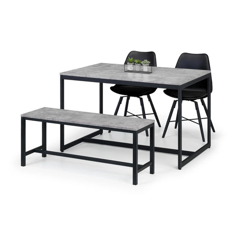 Staten Concrete Dining Table - Grey - STA106