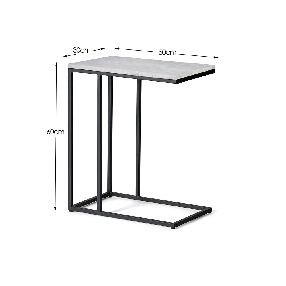 Staten Drinks Table - Grey - STA108