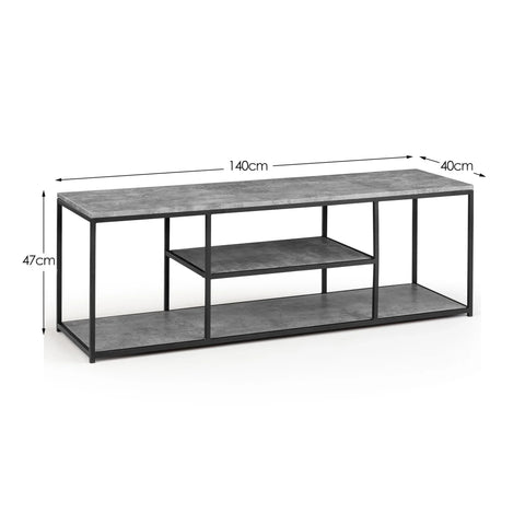 Staten TV Unit - Grey - STA112