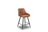 Stella Counter Stool Cognac PU