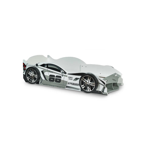 Storm Racer Car Bed - White - STO001
