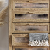 Sydney 5 Drawer Chest - Black - SYD102