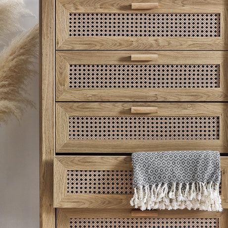 Sydney 5 Drawer Chest - Black - SYD102