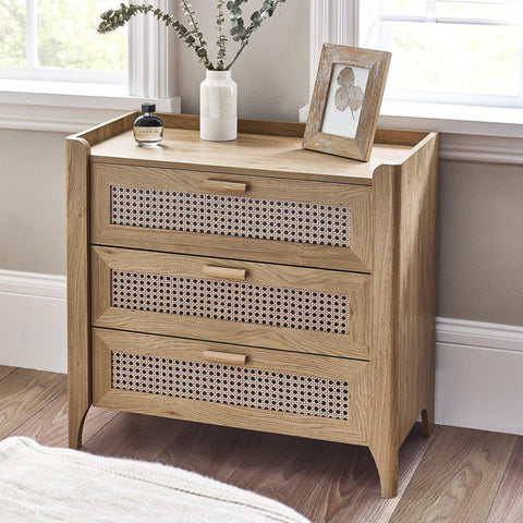 Sydney 3 Drawer Chest - Light Brown - SYD003