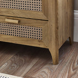 Sydney 6 Drawer Wide Chest - Light Brown - SYD004