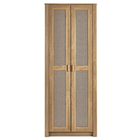 Sydney 2 Door Wardrobe - Light Brown - SYD005