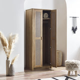 Sydney 2 Door Wardrobe - Light Brown - SYD005