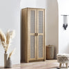 Sydney 2 Door Wardrobe - Light Brown - SYD005