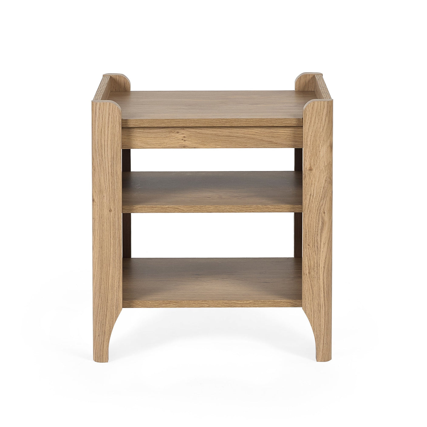 Sydney Lamp Table With Removable Shelf - Light Brown - SYD006
