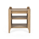 Sydney Lamp Table With Removable Shelf - Light Brown - SYD006