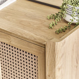 Sydney Lamp Table With Removable Shelf - Light Brown - SYD006