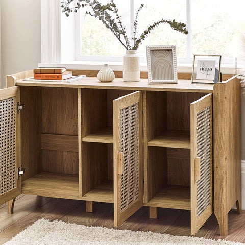 Sydney 3 Door Sideboard - Light Brown - SYD008