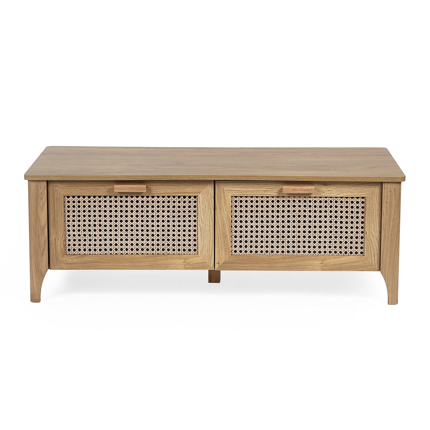 Sydney 2 Drawer Coffee Table - Light Brown - SYD009