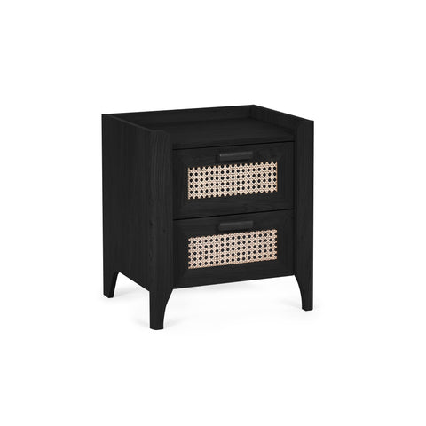 Sydney 2 Drawer Bedside - Light Brown - SYD001