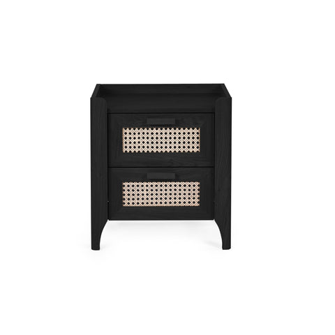 Sydney 2 Drawer Bedside - Light Brown - SYD001
