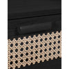 Sydney 2 Drawer Bedside - Black Ash