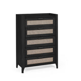 Sydney 5 Drawer Chest - Light Brown - SYD002