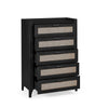 Sydney 5 Drawer Chest - Black Ash