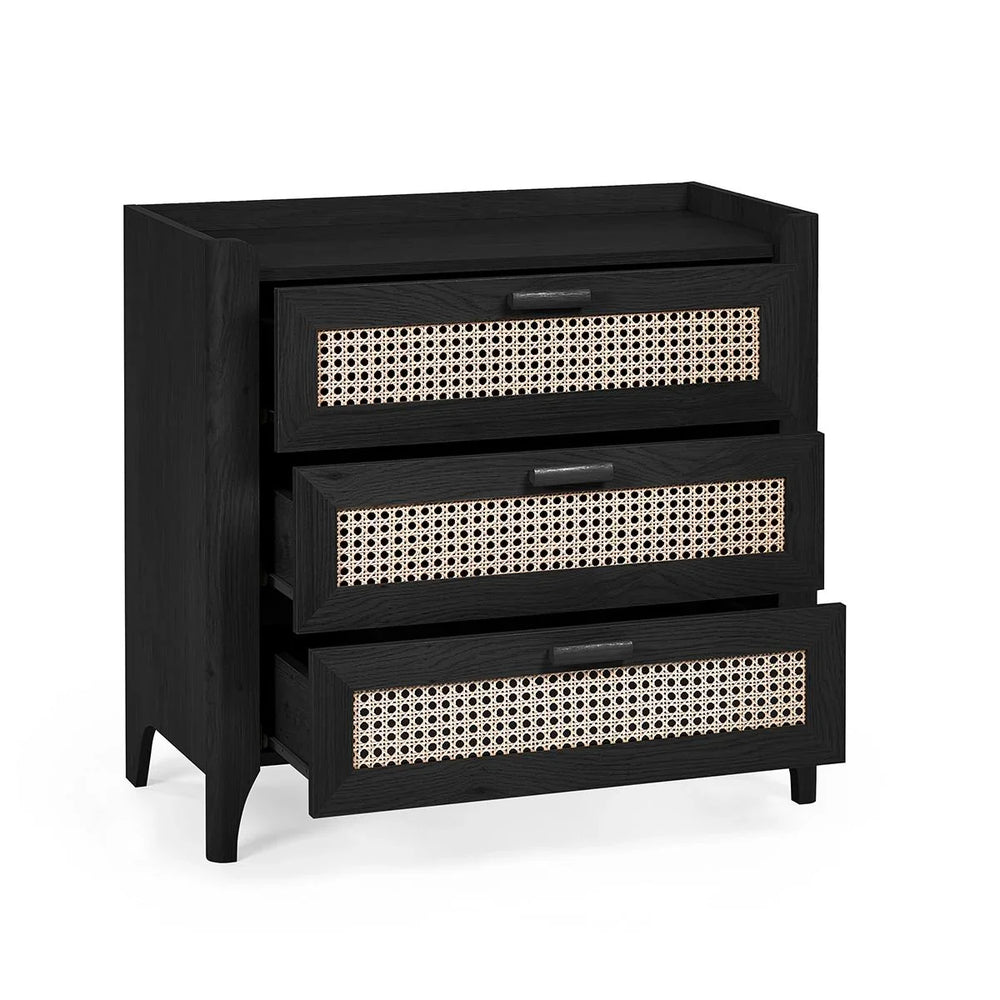 Sydney 3 Drawer Chest - Black Ash