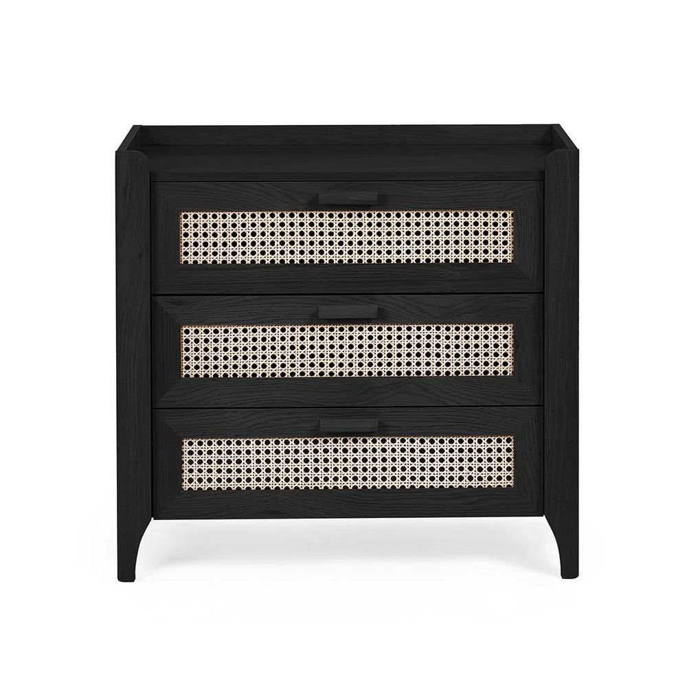 Sydney 3 Drawer Chest - Black Ash