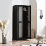 Sydney 2 Door Wardrobe - Light Brown - SYD005