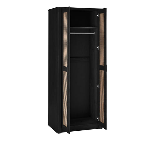 Sydney 2 Door Wardrobe - Light Brown - SYD005