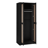 Sydney 2 Door Wardrobe - Black Ash