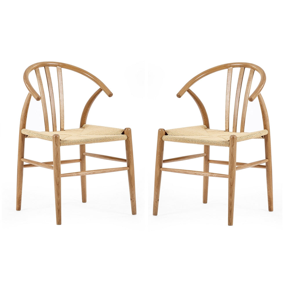 Symi Dining Chair (Set of 2) - Light Brown - SYM101