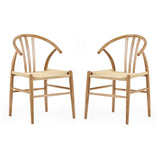 Symi Dining Chair (Set of 2) - Light Brown - SYM101