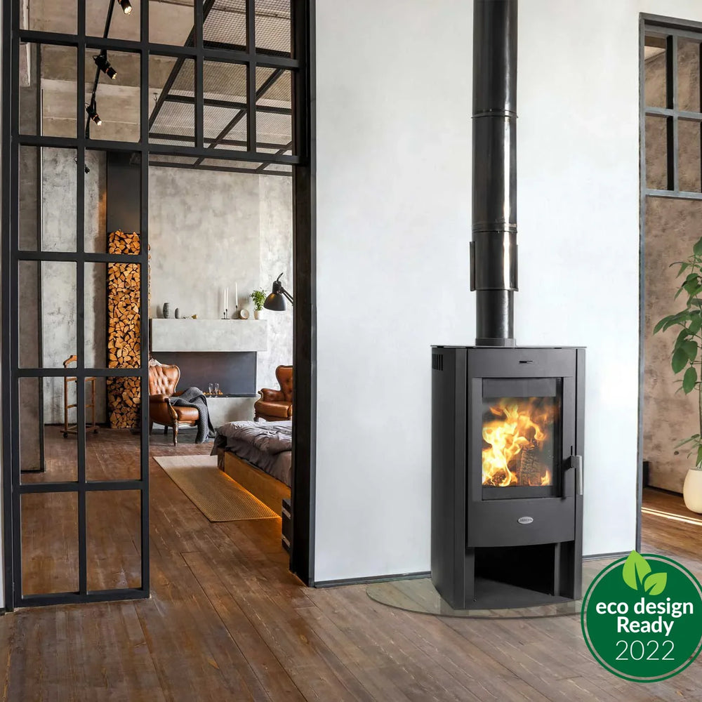 Salzbury 6.2kW Wood Burning (Eco) - Side View