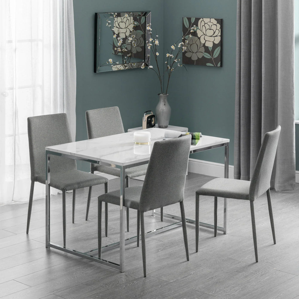 Scala Dining Table - Silver - SCA103