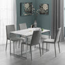 Scala Dining Table - Silver - SCA103