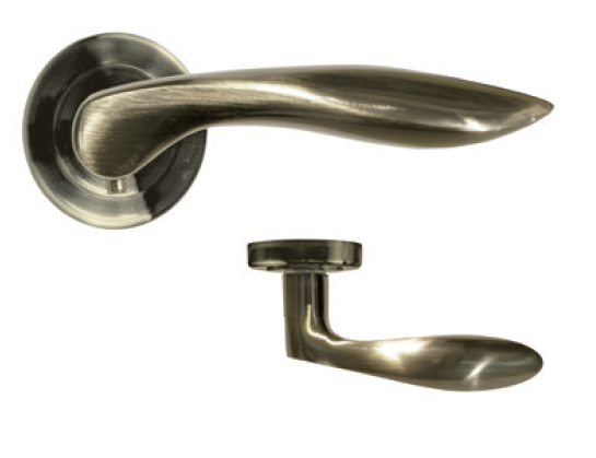 Abbey Handles - Antique Brass Finish - Handle Pair