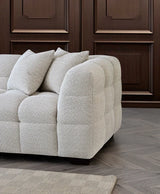 Aluxo Tribeca Corner Group in Oatmeal Boucle Fabric