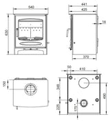 Sherwood 12kW Boiler (Eco) - Technical Drawing