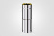 100mm Solinox Straight adjustable pipe, designed for flexibility with a length range of 270-470mm.