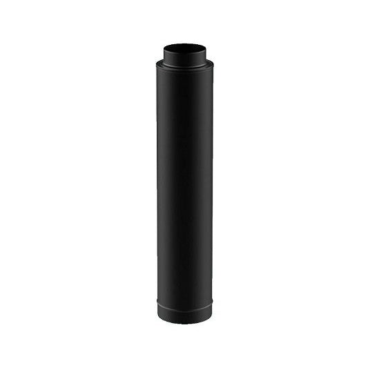 130mm Black Solinox Starter Pipe designed for efficient exhaust systems, featuring a sleek black finish and durable construction for long-lasting performance.