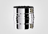 100mm Solinox Structural Locking Band featuring a sleek, polished finish designed for durability and secure fastening.