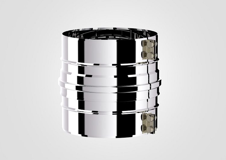100mm Solinox Structural Locking Band featuring a sleek, polished finish designed for durability and secure fastening.