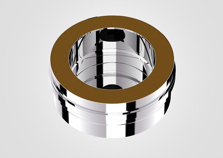 100mm Solinox Tee Cap with Drain featuring a sleek, polished finish and a durable design, ideal for plumbing and drainage applications.