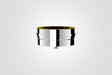 100mm Solinox Tee Cap featuring a sleek, polished chrome finish.