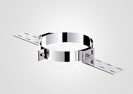 100mm Solinox Roof Support (Swivel) featuring a durable chrome finish, designed for secure installation and stability.