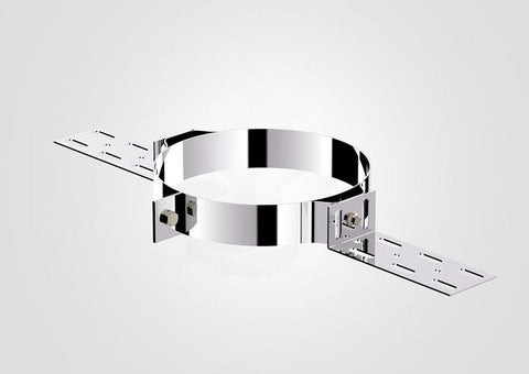 100mm Solinox Roof Support (Swivel) featuring a durable chrome finish, designed for secure installation and stability.