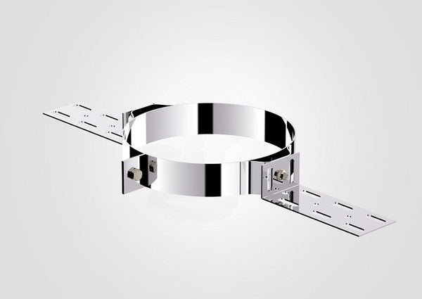 100mm Solinox Roof Support (Swivel) featuring a durable chrome finish, designed for secure installation and stability.