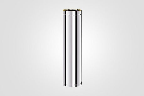 130mm Solinox Straight 800mm pipe featuring a sleek, polished stainless steel finish, designed for durability and optimal performance in various applications.